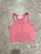 The Original, Viral Boot Stitch Western Tank Top - Qu!rk Boutique