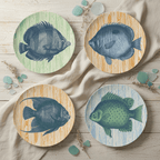 Vineyard Side Plate S/4 - Qu!rk Boutique
