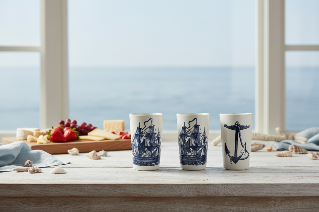 Scrimshaw Tumblers S/4