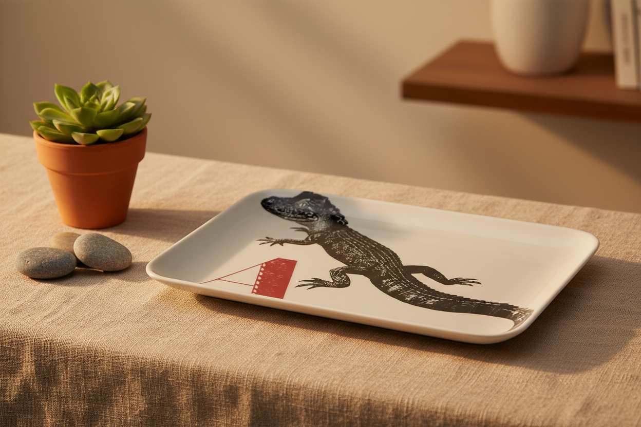 A Alligator Alphabet Tray