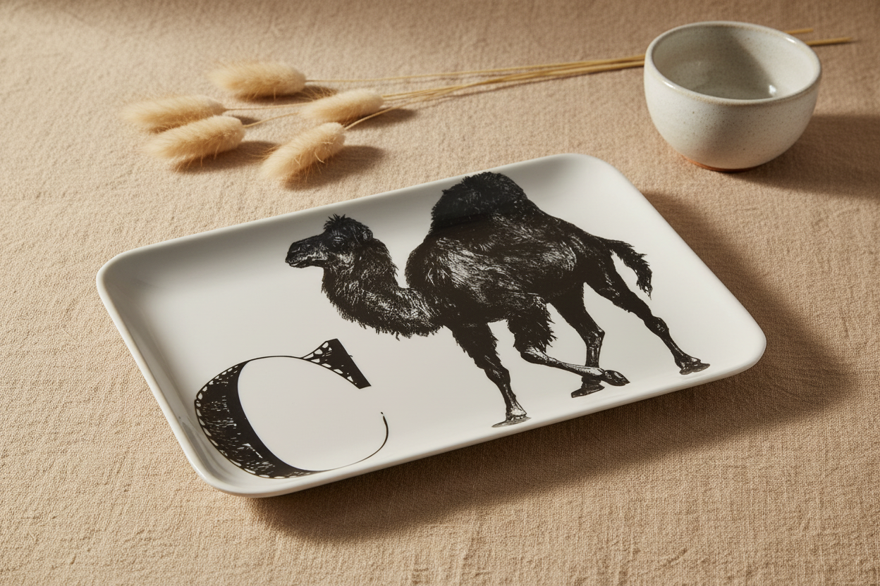 C Camel Alphabet Tray
