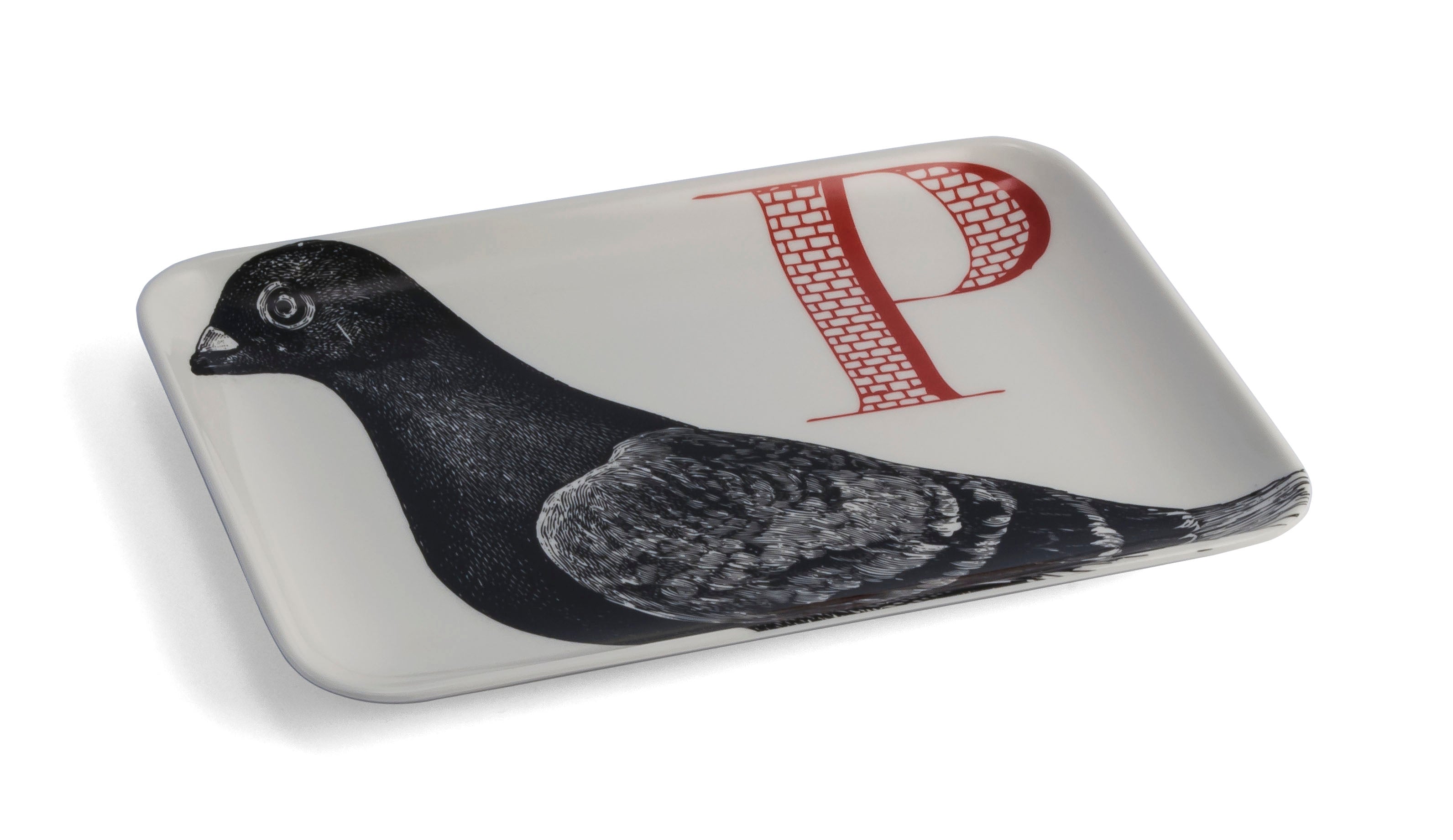 P Pigeon Alphabet Tray