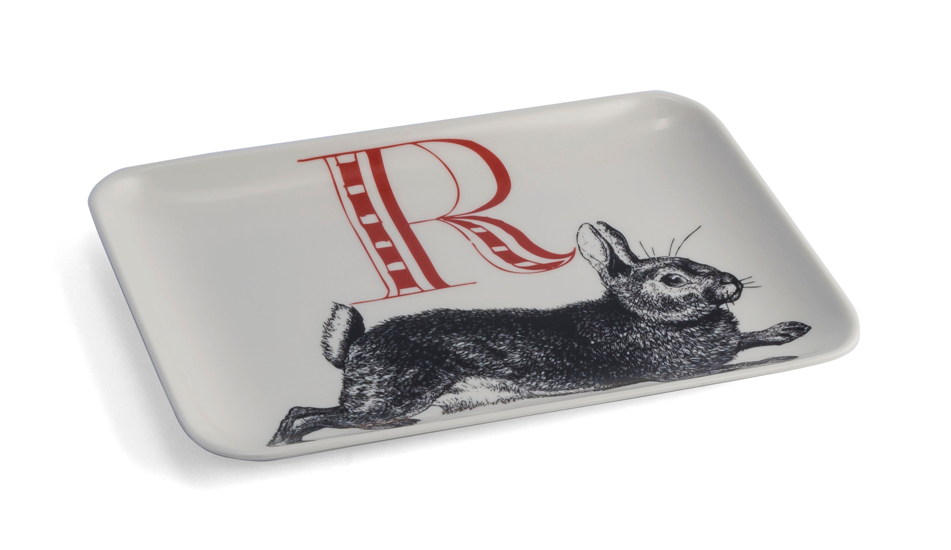 R Rabbit Alphabet Tray