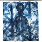 OCTOPUS SHIBORI SHOWER CURTAIN - Qu!rk Boutique