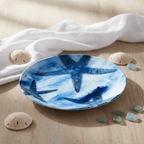 Shibori Side Plate S/4 - Qu!rk Boutique