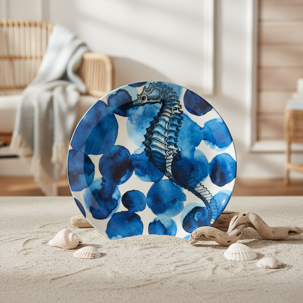 Shibori Dinner Plate S/4