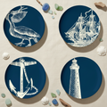 Scrimshaw Dinner Plate S/4