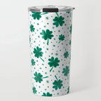 Four Leaf Clover | St. Patrick's Day Travel Mug - Qu!rk Boutique