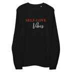 Organic Cotton Sweatshirt - Self Love Sweatshirt – Eco-Friendly Organic Cotton - EMBROIDERY - Qu!rk Boutique