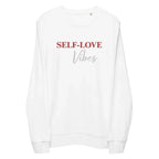 Organic Cotton Sweatshirt - Self Love Sweatshirt – Eco-Friendly Organic Cotton - EMBROIDERY - Qu!rk Boutique