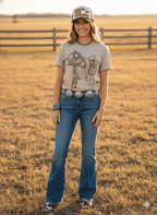 Untamed Saddle Graphic Tee - Qu!rk Boutique