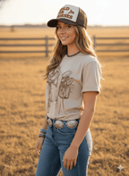Untamed Saddle Graphic Tee - Qu!rk Boutique
