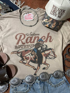 Western Ranch Round Up Graphic Tee - Qu!rk Boutique