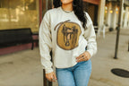 Western Saddle Graphic Sweatshirt - Qu!rk Boutique