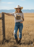Western Saddle Graphic Tee - Qu!rk Boutique