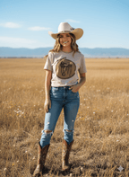 Western Saddle Graphic Tee - Qu!rk Boutique