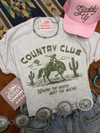 Where The Boots Meet The Bucks Graphic Tee - Qu!rk Boutique