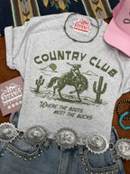 Where The Boots Meet The Bucks Graphic Tee - Qu!rk Boutique