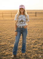 Where The Boots Meet The Bucks Graphic Tee - Qu!rk Boutique