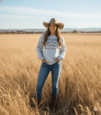 Wild West Cowboys Western Beer Logo Graphic Sweatshirt - Qu!rk Boutique