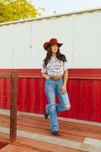 Wild West Cowboys Western Beer Logo Graphic Tee - Qu!rk Boutique