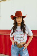 Wild West Cowboys Western Beer Logo Graphic Tee - Qu!rk Boutique