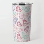 Pink Butterfly Travel Mug - Qu!rk Boutique
