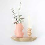 Fluxo Ceramic Vase - Medium Pink - Qu!rk Boutique