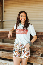 Wranglin Kids & Cows Graphic Tee - Cream - Qu!rk Boutique
