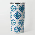 Blue Tile Travel Mug - Qu!rk Boutique