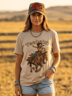 Yeehaw! Cowgirl Graphic Tee - Qu!rk Boutique