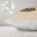 Baha Ranch Velvety Soft Painted Longhorn Pillow Cover Made in America - Qu!rk Boutique